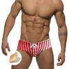 Men's Swimwear UXH Dot Gradient Swimsuit Man Mens Swimming Briefs Sexy Pouch Pad Push Up Men Swim Trunks Shorts Male Beach Wear Suit