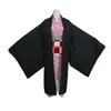 Cosplay Anime Demon Slayer Kimetsu No Yaiba Kamado Nezuko Pełny Kostium W tym Set Peruka Buty Plecak Kobieta Cosplay Costume Y0903