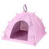 Portatile pieghevole carino pet cani tenda tenda da esterno tenda per il gattino gatto piccolo cane cucciolo di canile kennel gatti nido casa 210924