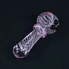 Colorful Cool Pipes Pink Girl Pyrex Thick Glass Smoking Dry Herb Tobacco Oil Rigs Handpipe Handmade Luxury Swirl Decoration Bong Tube High Quality DHL Free