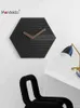 レトロなビンテージサイレントウォール時計リビングルームラグジュアリーノルディックキッチン壁掛け時計モダンなデザイン子供Reloj Para Home Decoration BW50WC H1230