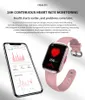 Hoge kwaliteit HW13 Glad Touchscreen Zinklegering Smart Watch Aangepaste behang Waterdichte Sport Fitness Smartwatch Hartslag Bloeddruk Polsband