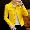 Mäns Denimjacka Vår och Höst Koreanska Stil Trendiga Kläder Studenter Stilig Sommar Cowboy Teenagers Coat 211126