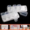 Hot Baby Weaning Food Freezing Cubes Tray Pots Freezer Storage Plastic Containers 70ml 210226