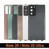 Batterijdeur Back Housing Glass Cover voor Samsung Note 20 Ultra met Camera Lens Adhesive Sticker