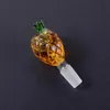 Ananas Narguilés Mode Nouveau Bol En Verre Droite Dab Rigs Conduites D'eau Colorées Accessoires Fumeurs HSB007