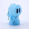 Glow In The Dark Silicone bong easy to carry Smoking bongs Lovely dog mini dab rig with 2 colors glass water hookahs