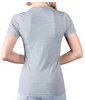 Womens Merino Lã Manga Curta T Camisa Base Layer 100% Merino Lã Mulher Feminina Base Camada de Manga Curta T-shirt EUA Plus Size S-XXL Y0621