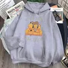 Luiaard Blijf thuis en Chill Print Hoodies Man Harajuku Fleece Pocket Sweatshirt Mens Cartoons Mode Hoody Anime Hip Hop Hoodies H1227