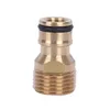 1/2" 3/4" Quick Connector Brass nipple Faucet Water Gun Adapter Garden Tap Adapter Male/Female Thread 16mm Quick Connecto