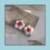 & Chandelier Jewelryautumn And Winter Korean Cute Dangle Female Flower Party Wedding Earrings Jewelry For Women Drop Delivery 2021 G4Ver