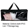 Storage Bag Foldable Wear-resistant PVC Large Removable Book For Wardrobe Bags