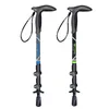 T Handle Carbon Fiber Walking Sticks For Tourism Cane Telescopic Trekking Nordic Pole Hiking Crutches Bar Ultralight 210618