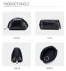 Oil Wax Leather Mini Coin Purse Shell Shape Men's and Women's Headphone Storage Bag cl-2000218t