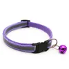 Pet Collar Reflective Pets Bell 12 Color Puppy Collars Adjustable Size Suitable For Cats And Small Dogs Supplies High Quality WLL16