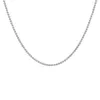 Ожерелье из стерлингового серебра 925 пробы для мужчин039 и женщин039s, персонализированный простой свитер с одной цепочкой 0LLC20259947126