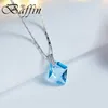 Classic Cosmic Pendant Necklace Crystals From Swarovski Women Silver Color Jewelry Maxi Collares Lovers Valentine's Day Gift