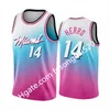 Trikotdruck Herren Damen Kinder Jeder Spieler Dwyane Wade Jimmy Butler Bam Adebayo Kelly Olynyk Blue Pick City Basketball-Trikots Uniform