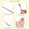 Eye Cream Applicator Cosmetic Spatulas Anti Wrinkle Eye Roller Massage Stick Facial Mask Spoon Gold Alloy Metal Skin Care Tool