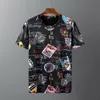 Streetwear T Shirt Mens Hip Hop Tshirt Cotton T-tröjor Kortärmad Tops Tees Street Wear Summer 10XL 9XL 8XL 7XL 6XL