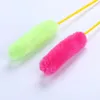 Jouets pour chats 10 pièces/fente, jouet en poils de dinde, baguette en plumes pour l'entraînement au saut, autocollants amusants pour chaton de compagnie, couleur aléatoire