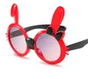 Girls Bunny Bow Gafas de sol Classic Children's Kids Rabbit Ear Gafas de sol Shades Boys Adumbral UV400 6colors