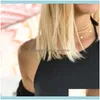 Chokers Necklaces & Pendants Jewelrychokers Simple Necklace Women Fishbone Airplane Initial Choker Chain Womens Jewelry Aessories Wholesale