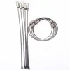 Stainless Steel Tool Parts Wire Keychain rope key Chain Carabiner Cable Keyring for Outdoor Hiking DAT370