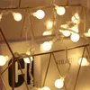 Cadena de luces de globo de 33 pies con 80 bombillas blancas de LED enumeradas para decoración de luces de interior y exterior para jardín, patio, boda de fiesta 211012
