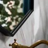 Miroirs Miroir Cadre Or Géométrique Pleine Longueur Nordique Grand Mur Vanité Chambre Corps Esthétique En Métal Fer Wanddeko Décor À La Maison ZJ50