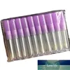 Bouteilles d'emballage 10 pièces 1,3 ml vides tubes de brillant à lèvres violet mascara tube de cils conteneur