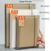 A4 / A5 Loose Leaf Notebook Refillable 4 Inners OPTIONAL Sketchbook Diary AgenDa Planner Office School Supplies Stationery 210611