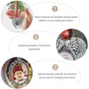 Noel Süslemeleri 10 adet Melek Kanat Şekilli Pentsler Ağacı Süsler Kalp Şekli DIY Kolye