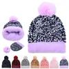 Bonnet/crâne casquettes hiver bonnets chapeaux femmes luxe paillettes bonnet femme fourrure Pom chapeau Bonnet chaud pour Delm22