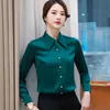 Chiffon Shirt Women Long Sleeve Professional Spring Fashion Temperament Slim Blouses Office Ladies Work Tops 210604