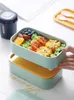 Ensembles de vaisselle A32 Bento Lunch Box pour enfants femmes Kawaii