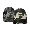 camouflage beanie cap