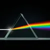 المرايا الثلاثي اللون المنشور علوم البصرية prisma pogratogion المنزل الديكور الزجاج الطفل الفيزياء التدريس هدية