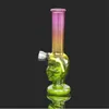 New high borosilicate glass pipe diameter 14mm ghost gradient cool glass water pipe