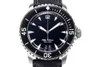 Hg Men's Watch 5050, Cabo de Titânio Fosco de Cetim, Cristal de Sapphire, Moldura Curvo, Função de Exibição de Janela Calendário