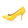 Meotina Women Shoes High Heels Loced Toe High Heel Those Женщины белые свадебные каблуки Желтый черный большой большой размер 9 10 210225