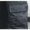 Mężczyźni Lekkie cienkie spodnie Casual Cotton Cargo Długie Spodnie Odkryty Wojskowe Męskie Odzież Moda Khaki 210715