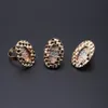 Afrikanska smycken guldfärghalsband örhängen Dubai smycken uppsättningar för kvinnor bröllop brud armband ring hänge juvely1775264