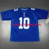 Stitched Men Women Youth Eli Manning Team Color Jersey Embroidery Custom XS-5XL 6XL