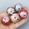 Handgemaakte gepolijste emaille filigraan grote 30mm ronde kralen cloisonne koper fancy accessoires DIY ketting sieraden maken