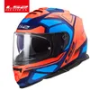 오토바이 헬멧 FF800 전체 얼굴 헬멧 LS2 폭풍 Kaciga Casco Moto Capacete 방지 안개 시스템 원본