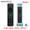 G20S Pro BT G20S PRO 2,4G Wireless Smart Voice Hintergrundbeleuchtete Air Mouse Gyroskop IR Lernen Fernbedienung BT5.0 für Android TV BOX