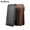 Men Wallet Credit Leather ID Card Case Bank Large Capacity Bifold Clutch Bag Hasp Cowskin Card Purse