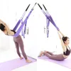 Pull Rope Aerial Yoga Strap Alherg Strap Splits Trainer Feminino Feminino Gym Cinto Ajustável Yoga Strap Hammock Swing Alongamento H1026