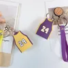 Basketball Jersey Keychains Cell Phone Straps Bag Pendant Gift Backpack Pendants Car Purse Wallet Key Chain Metal PVC Jerseys